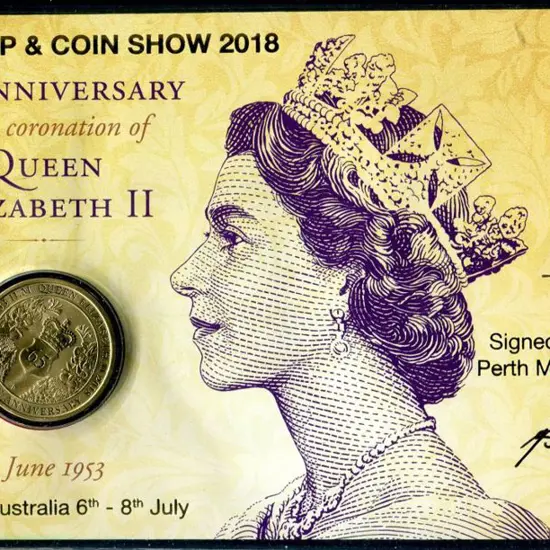 2018 (6th July) QEII 65th Coronation Anniv PNC ...