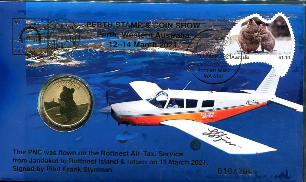 2021 (11th Mar) Perth Stamp & Coin Show Rottnest ... Image 1++