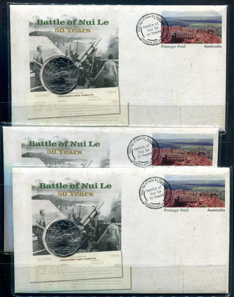 2021 (21st Sept) Battle of Nui Le Postage Paid Env ... Image 1++
