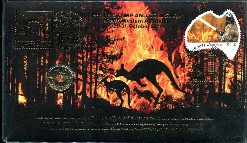 2021 (29th Oct) Perth Stamp & Coin Show "Wooroloo ... Image 1++