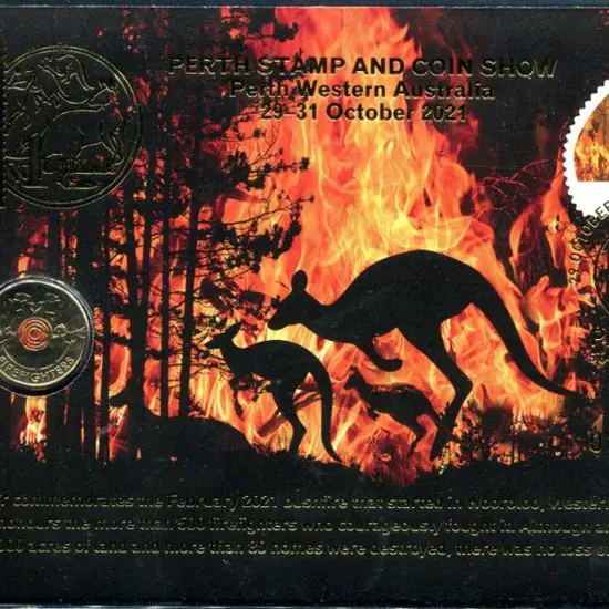 2021 (29th Oct) Perth Stamp & Coin Show "Wooroloo ...