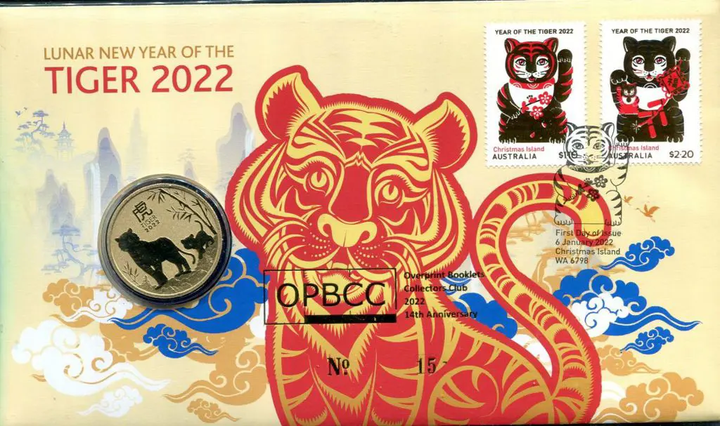 2022 (6th Jan) Christmas Is Year of the Tiger $1 ... Image 1++