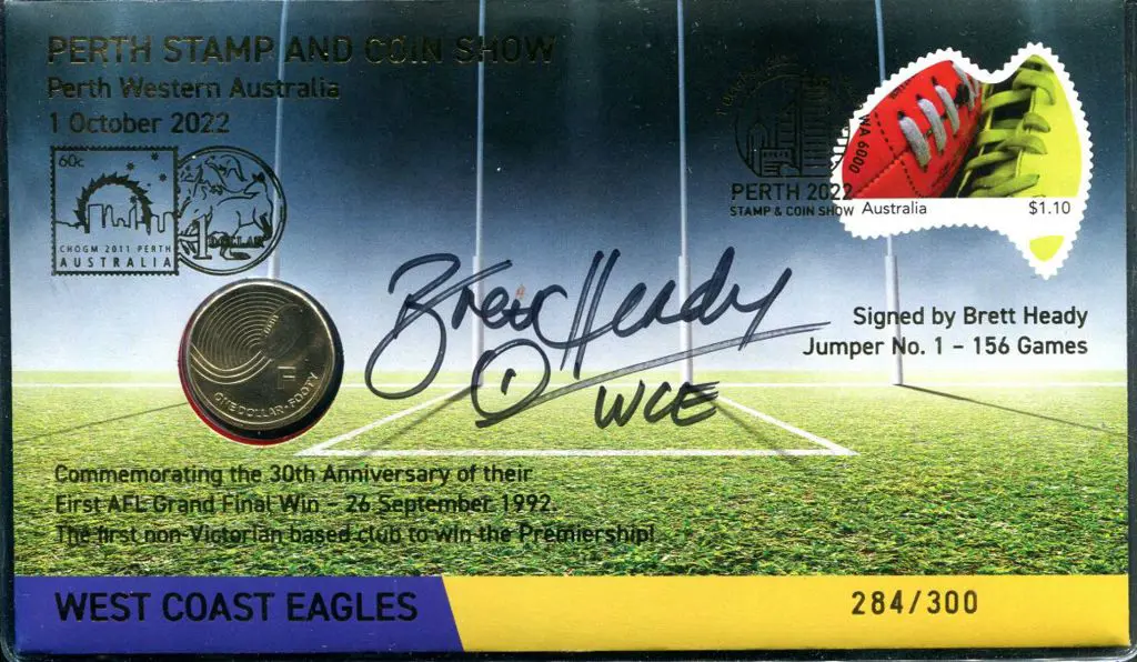 2022 (1st Oct) West Coast Eagles AFL 30th Anniv of ... Image 1++