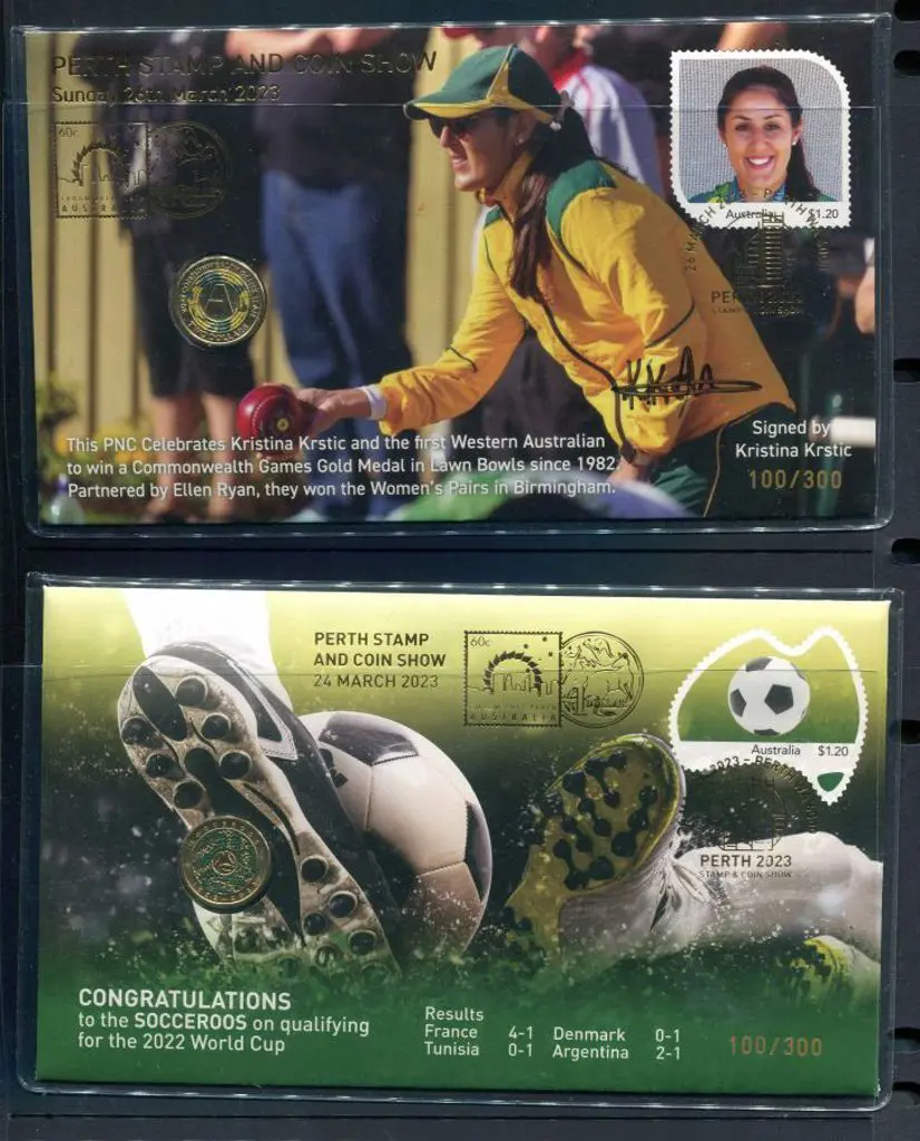 2023 (24th-26th Mar) Perth Stamp & Coin Show set ... Image 1++