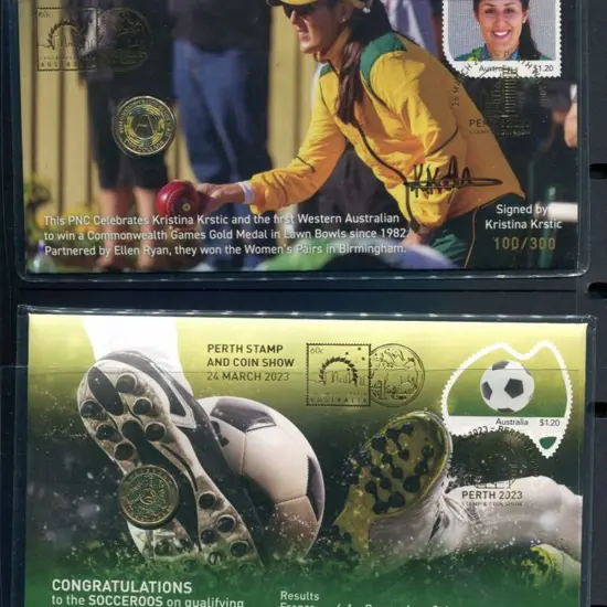 2023 (24th-26th Mar) Perth Stamp & Coin Show set ...