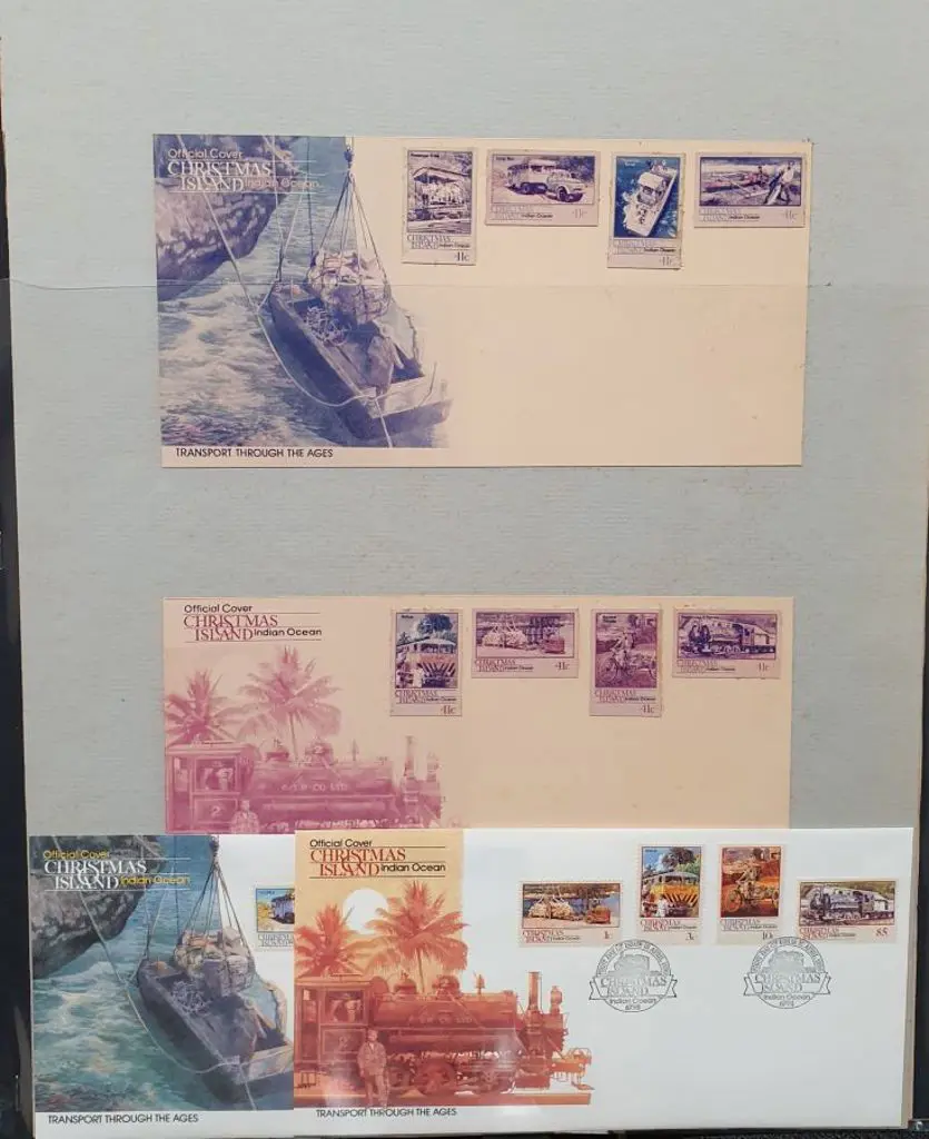 1990 "Transport Through the Ages" FDC colour ... Image 1++