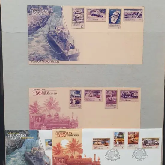 1990 "Transport Through the Ages" FDC colour ...