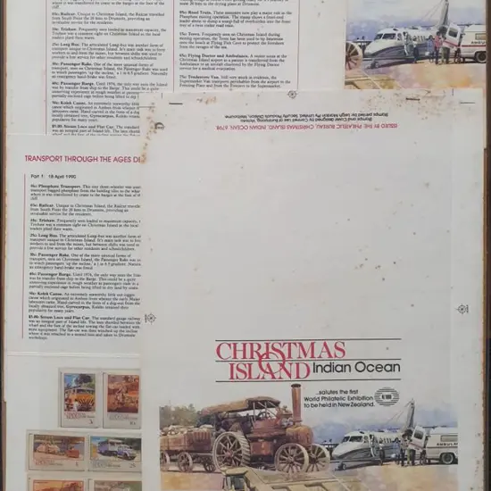 1990 Christmas Island Transport Presentation Pack ...