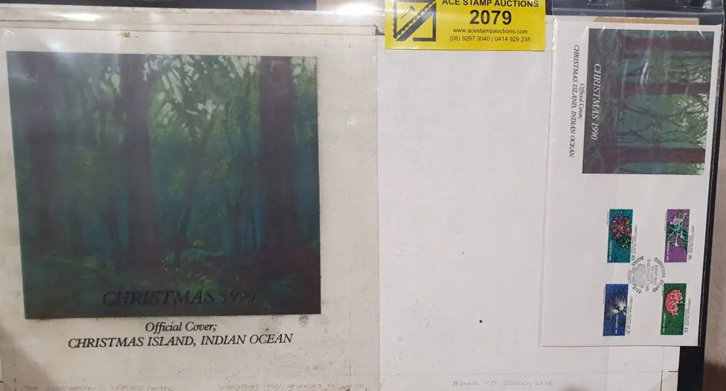 1990 "Christmas 1990 Official Cover; CHRISTMAS ... Image 1++