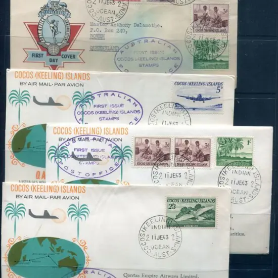 1963 (11th June) Defin set of 6 to 2/3d on APO FDC ...