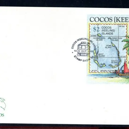 1989 $2 M/S as above but on Cocos Philatelic ...