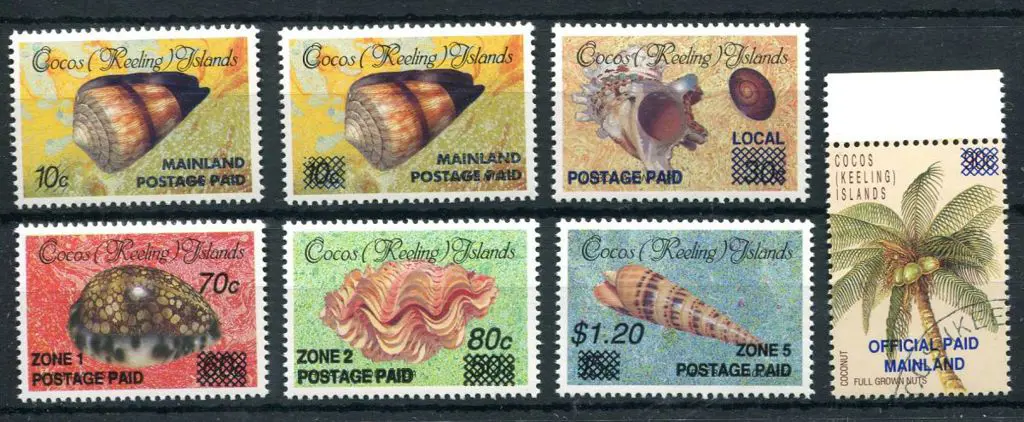1990/91 Locals & Postage Paid Provisional ovptd ... Image 1++