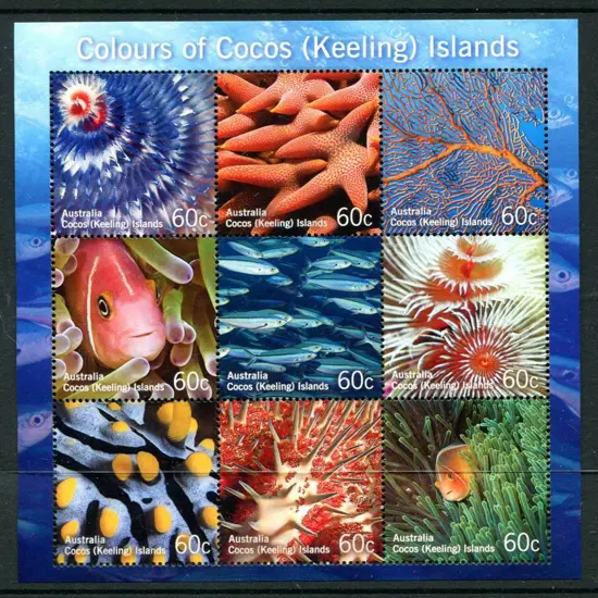 2011 "Colours of Cocos" embellished M/S that was ...