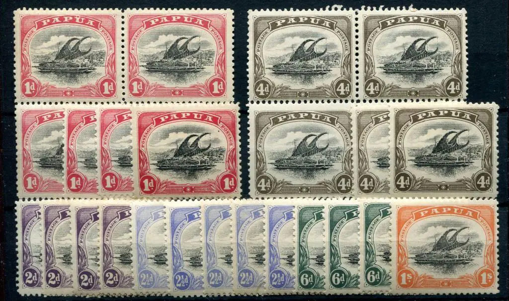 1907/10 1d x 3, 2d x 4, 2½d x 5, 6d x 3 & 1/- plus ... Image 1++