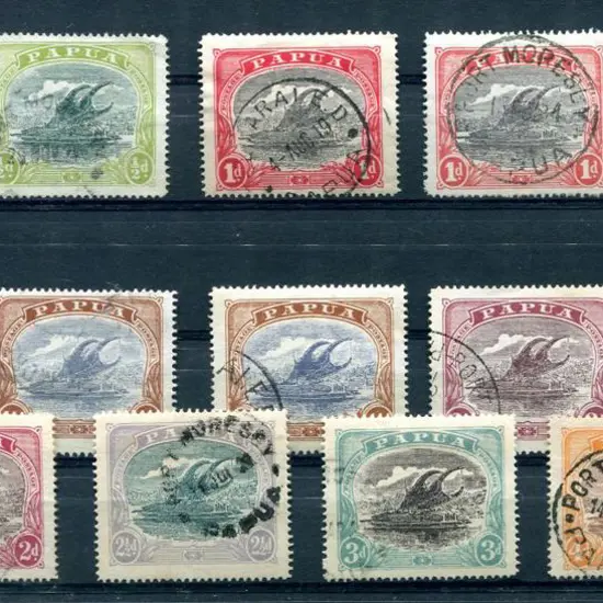 1916/31 bicolour Lakatois to 4d incl shades of ½d ...