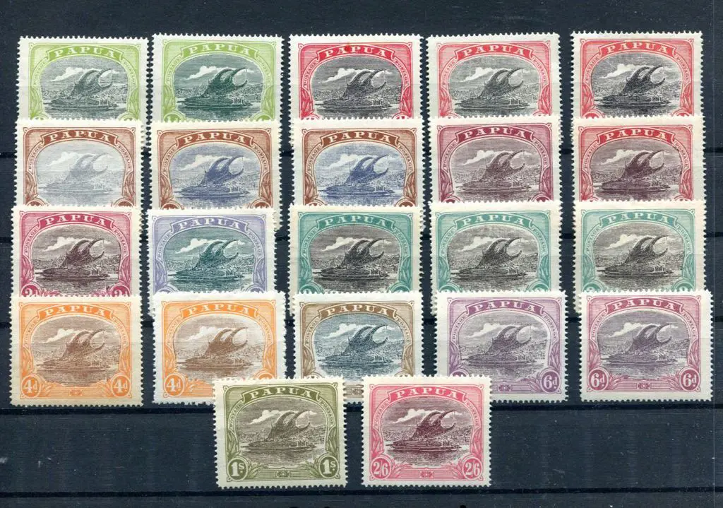 1916/31 Lakatoi bicolours to 2/6d incl shades of ... Image 1++
