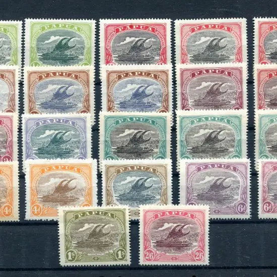 1916/31 Lakatoi bicolours to 2/6d incl shades of ...