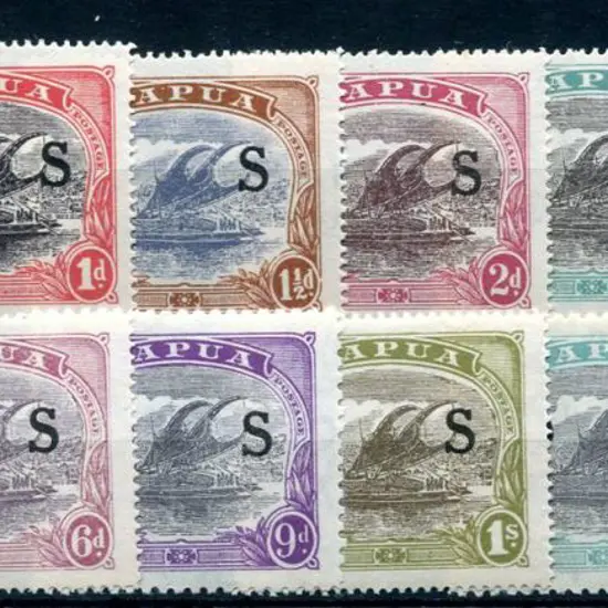 1931/32 Lakatoi "OS" set as above. Also MLH. SG ...