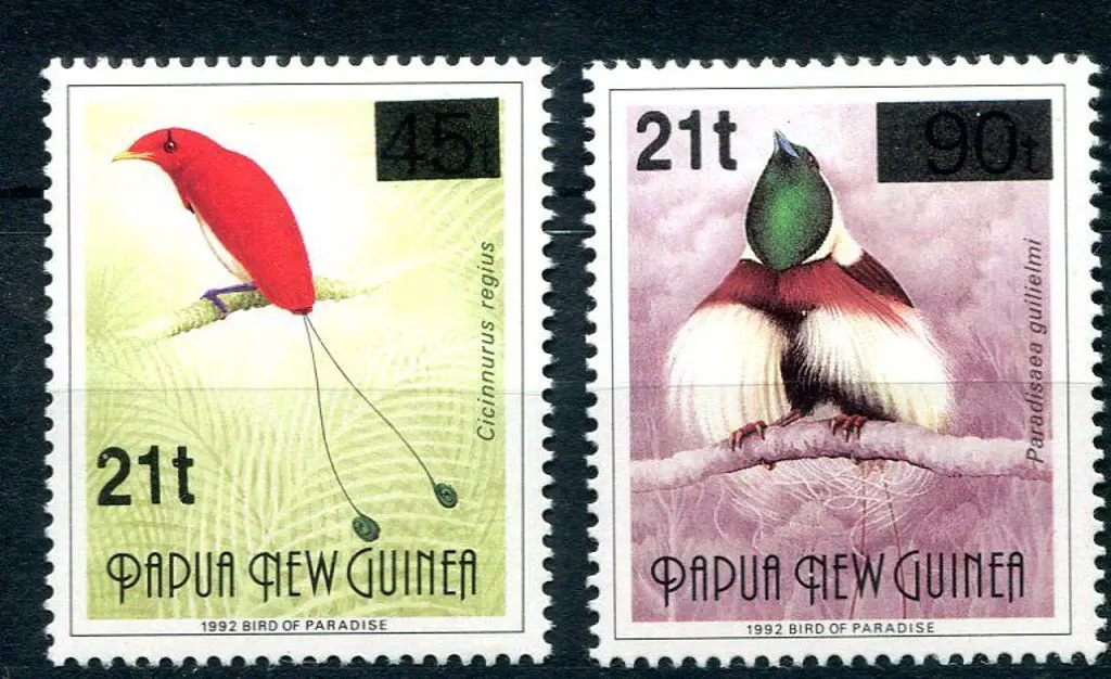 1995 "21t" thick surcharges on small "t" 45t & 90t ... Image 1++