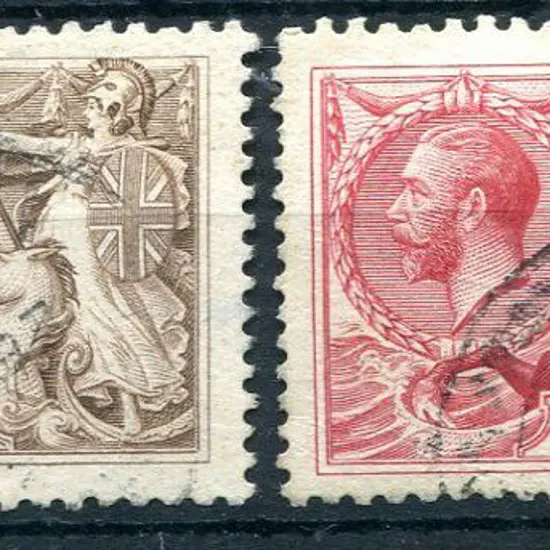 1918/19 2/6d pale brown "seahorse", BW printing. ...