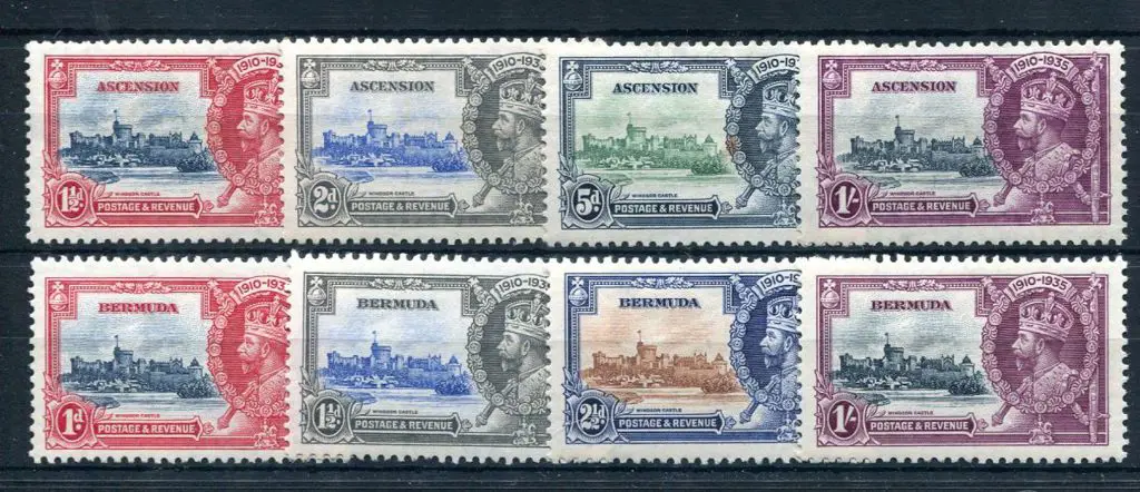 Antigua 1935 Silver Jubilee set of 4 (SG 31/34, ... Image 1++