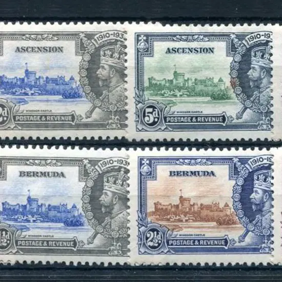 Antigua 1935 Silver Jubilee set of 4 (SG 31/34, ...