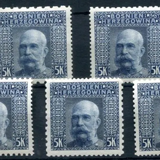 Bosnia & Herzegovinia 1906 5k Francis Joseph with ...