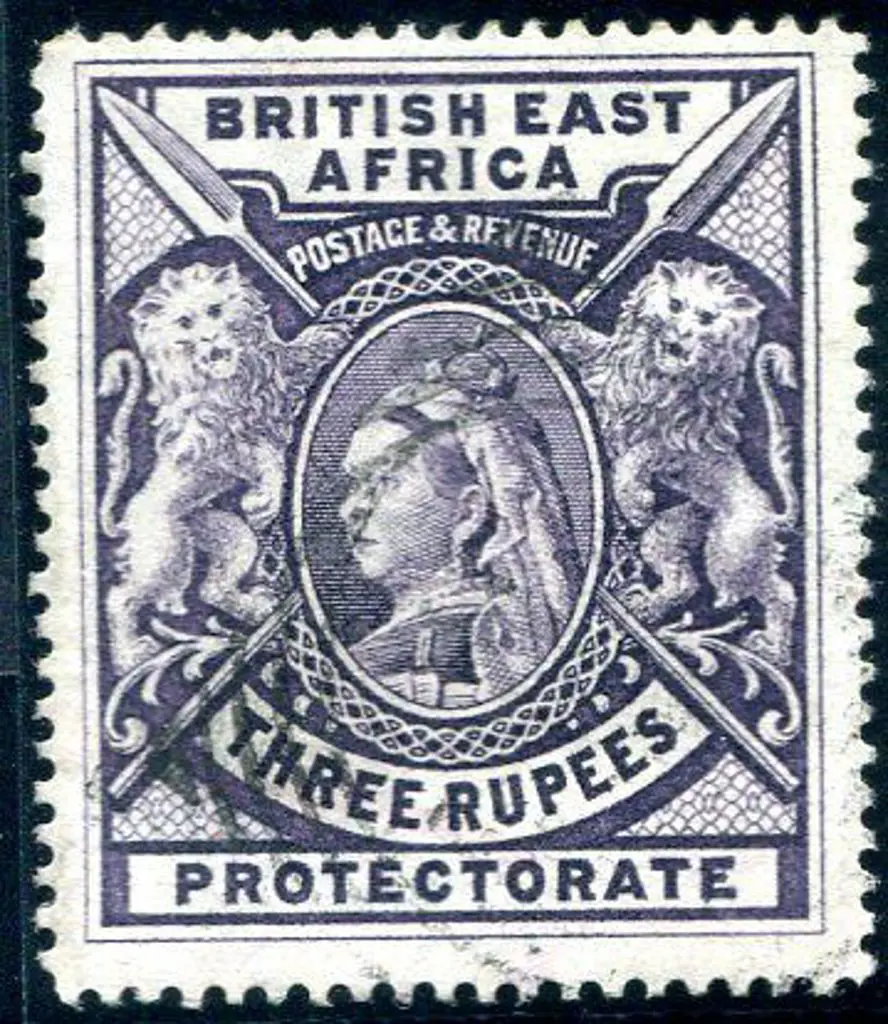 British East Africa 1897/1903 3r deep violet. Fine ... Image 1++