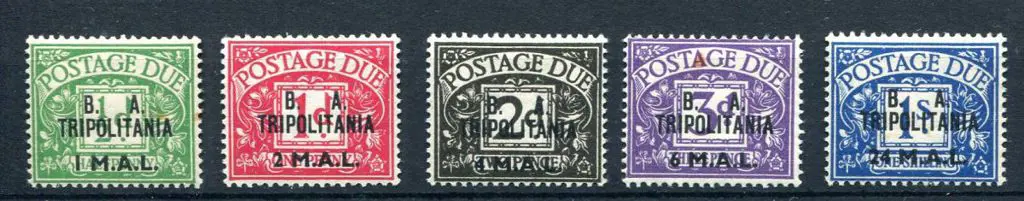 British Occupation of Italian Colonies 1950 ½d to ... Image 1++
