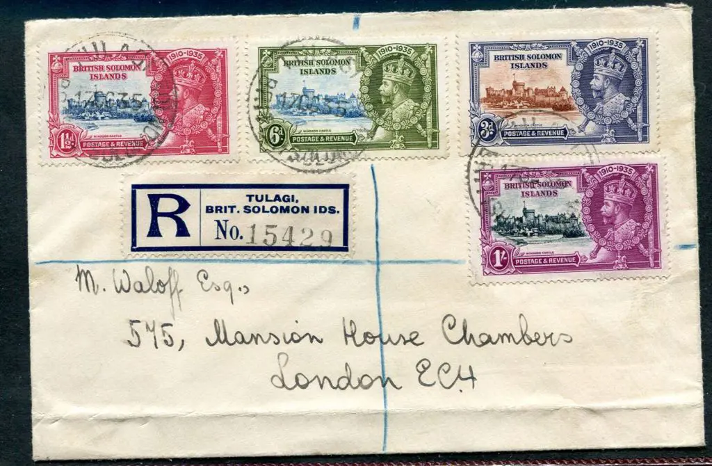 British Solomon Islands 1935 (17th Oct) Silver ... Image 1++