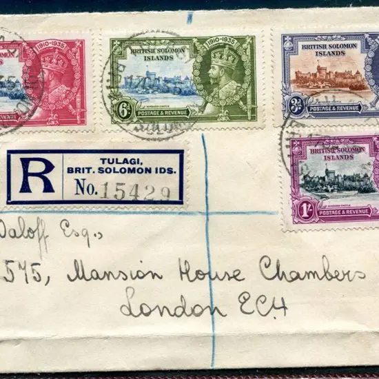British Solomon Islands 1935 (17th Oct) Silver ...