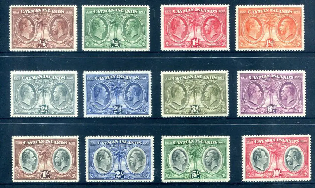 Cayman Is 1932 Justices & Vestry set of 12 to ... Image 1++