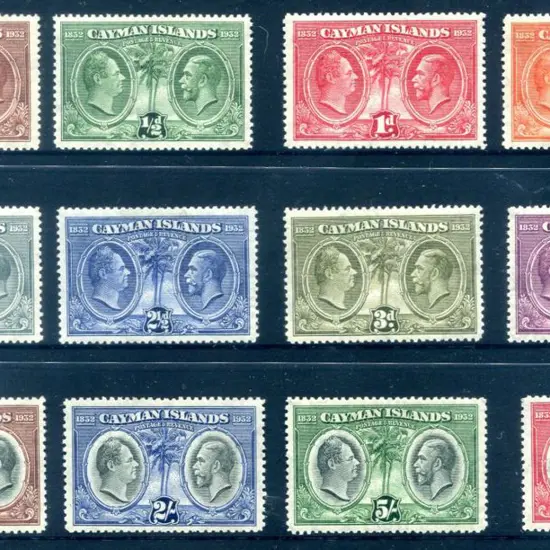 Cayman Is 1932 Justices & Vestry set of 12 to ...