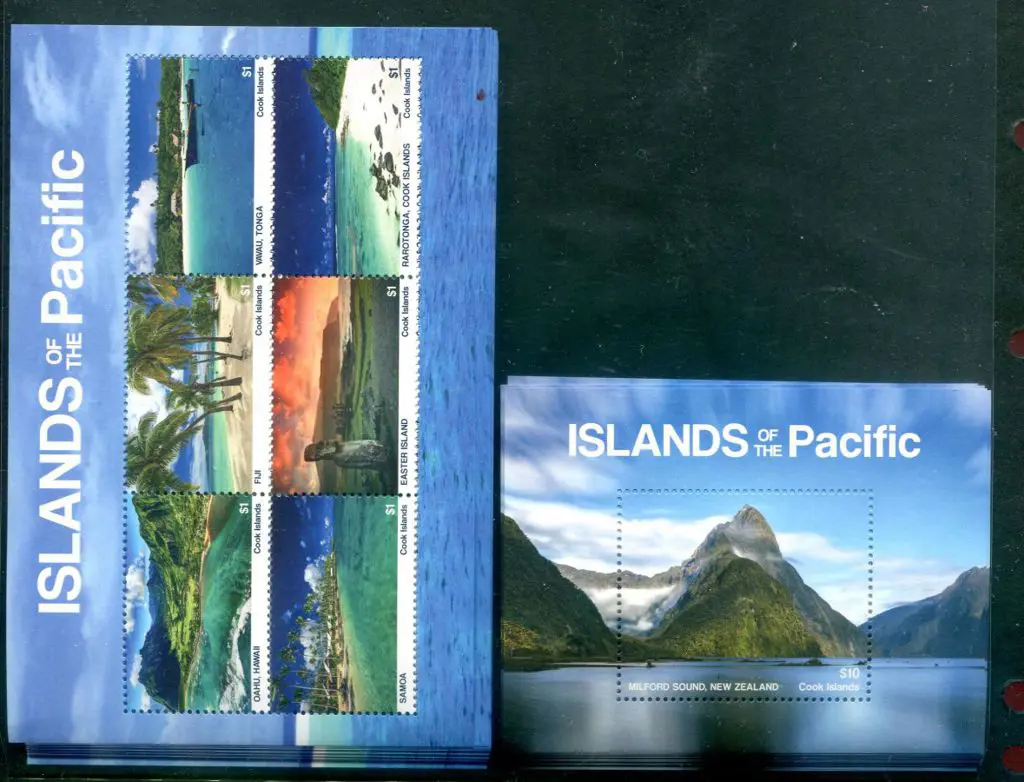 Cook Island 2019 $6 & $10 Islands of the Pacific ... Image 1++
