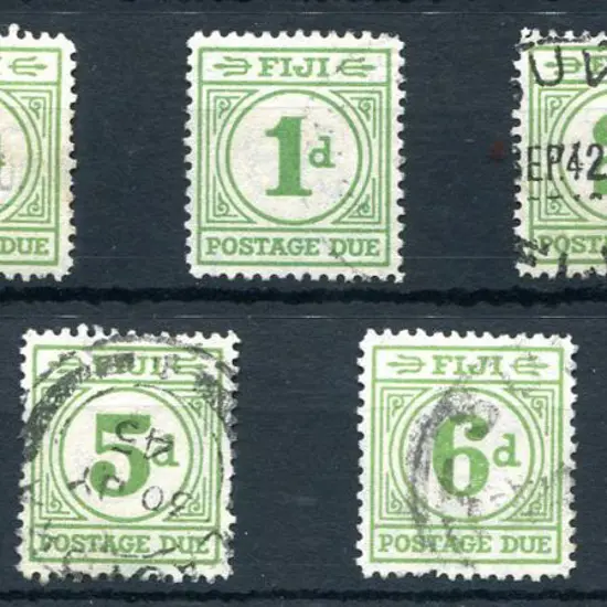 Fiji 1940 Postage Dues to 1/- excl 4d. Good to ...