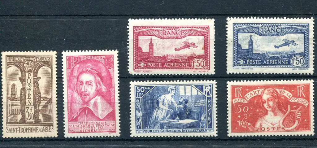 France 1930 Airs, 1935 St Trophine, Richelieu & ... Image 1++