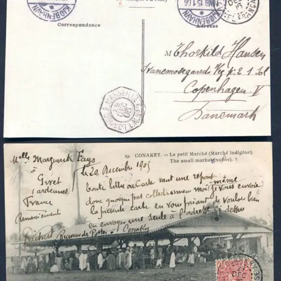 French Guiana 1905 (27th Dec) "CONAKRY - Le petit ...