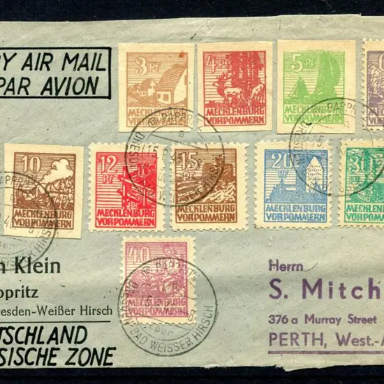 Germany 1945 (15th Sept) Russian Zone Mecklenburg ...