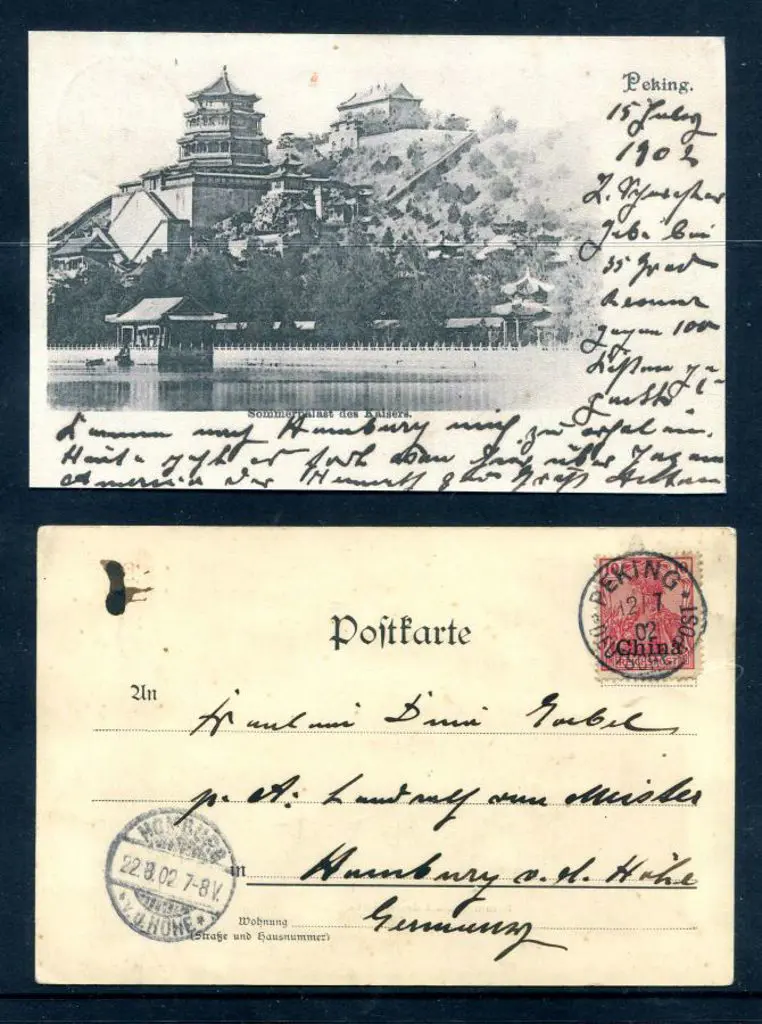 Germany – P.O.'s in China 1907 (12th July) ... Image 1++