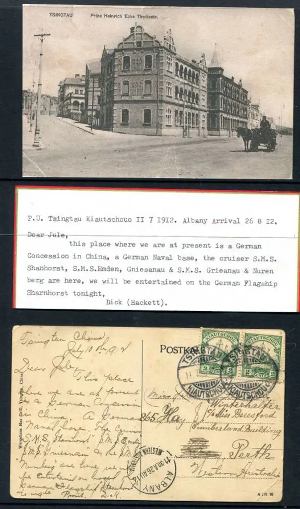 German Colonies - Kiautschou 1912 (11th July) ... Image 1++