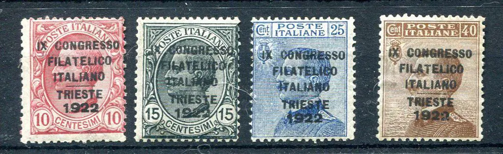 Italy 1922 Philatelic Congress "TRIESTE 1922" ... Image 1++