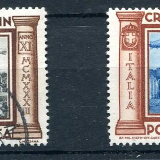 Italy 1933 15l & 20 l Zeppelins. Fine used with ...