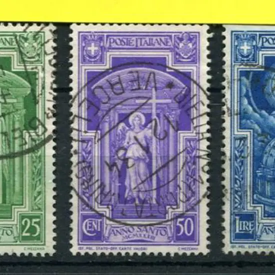 Italy 1933 Holy Year set of 5. Fine used. SG ...