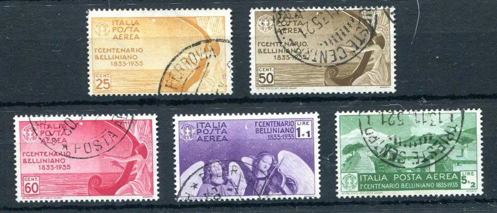 Italy 1935 Bellini Airmails. Fine used. SG 468/72, ... Image 1++