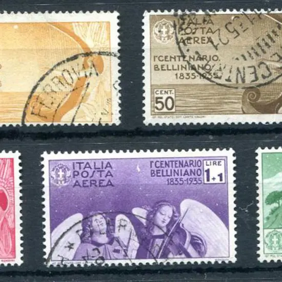 Italy 1935 Bellini Airmails. Fine used. SG 468/72, ...