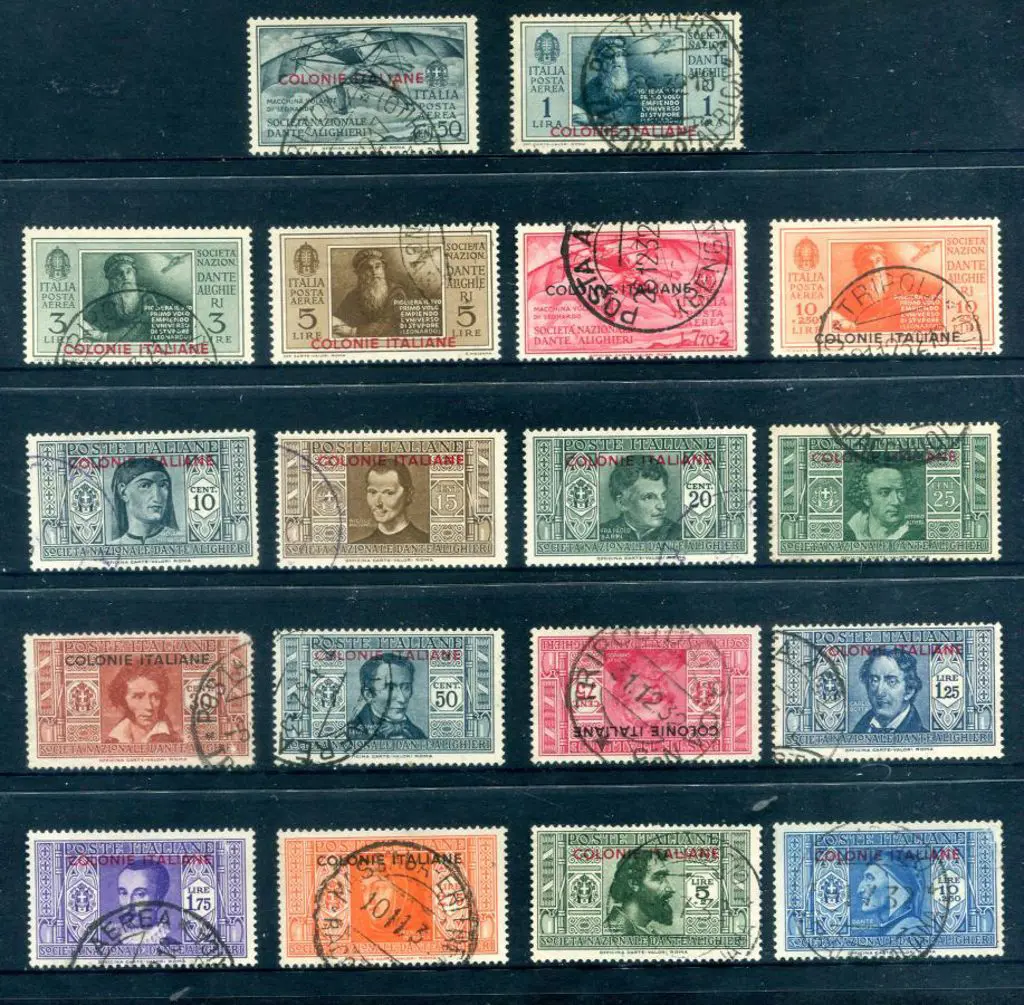 Italian Colonies 1932 (11th July) Dante Alighiere ... Image 1++