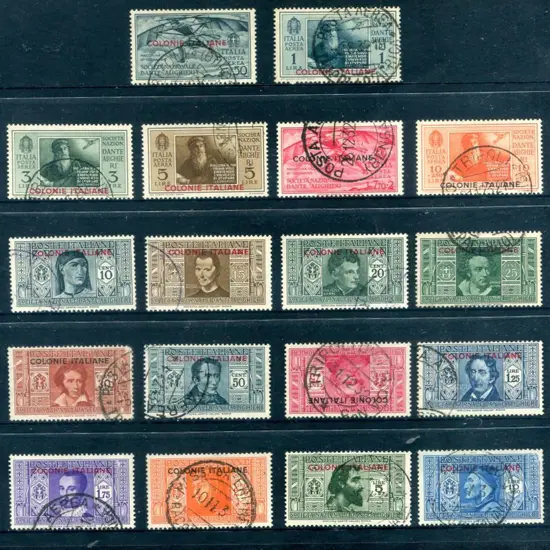 Italian Colonies 1932 (11th July) Dante Alighiere ...