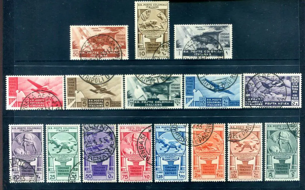 Italian Colonies 1933 50th Anniv of Founding of ... Image 1++