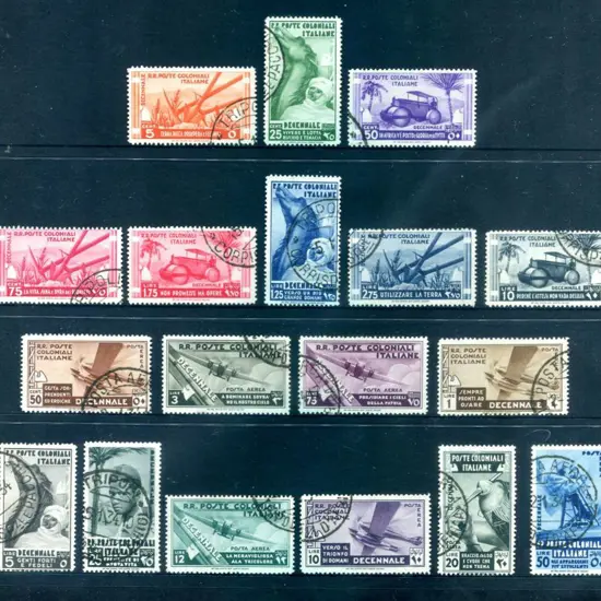 Italian Colonies 1933 10th Anniv of Fascist March ...