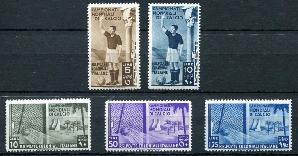 Italian Colonies 1934 World Football Championship ... Image 1++